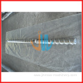 Vented single screw barrel for hdpe recycle machine